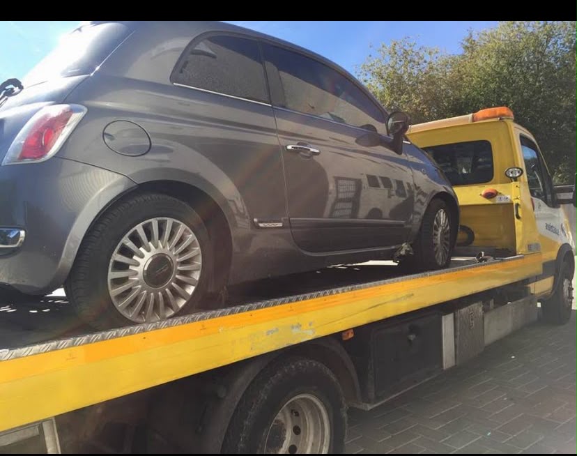 Soccorso stradale rapido utilitarie Fiat 500 a Varese